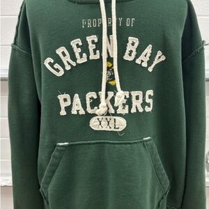 Vintage Collection Reebok Green Bay Packers Hoodie XL embroidered lettering